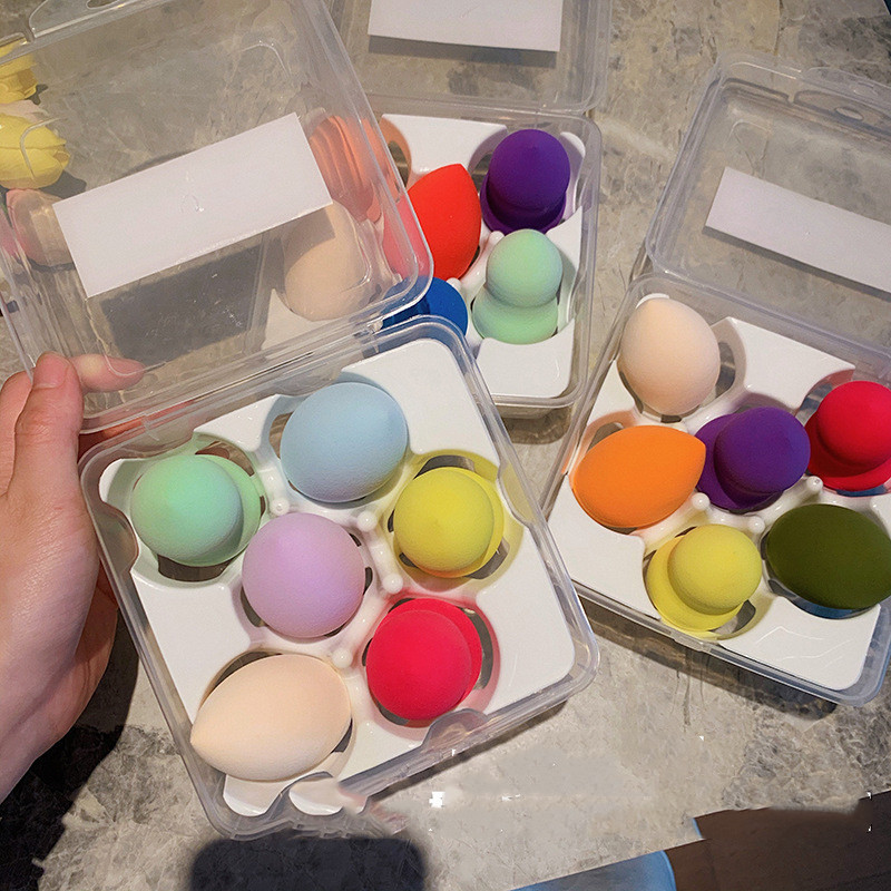 Net Red Mango Beauty Egg Set – Flawless Makeup Tools!