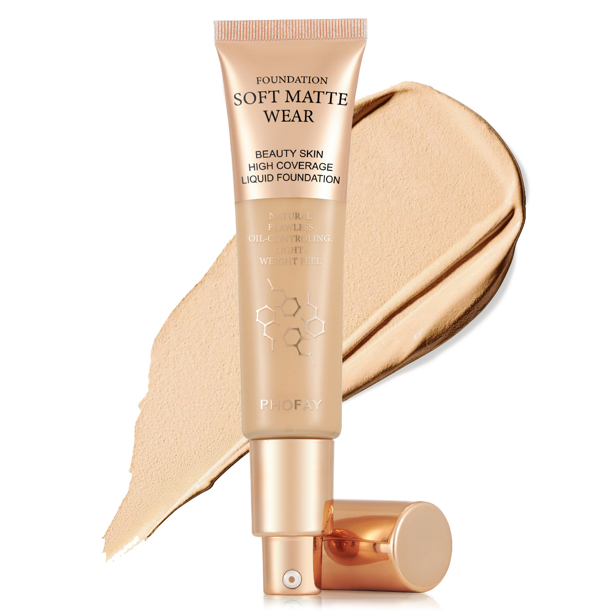 PHOFAY Full Coverage Foundation – Flawless Skin All Day - Image 3