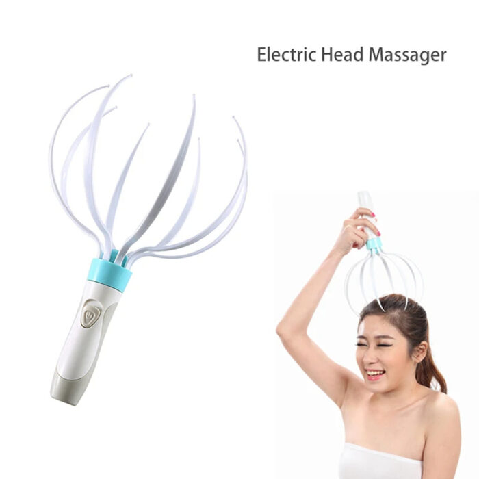 8-Claw Electric Head Massager – Stress Relief in Minutes