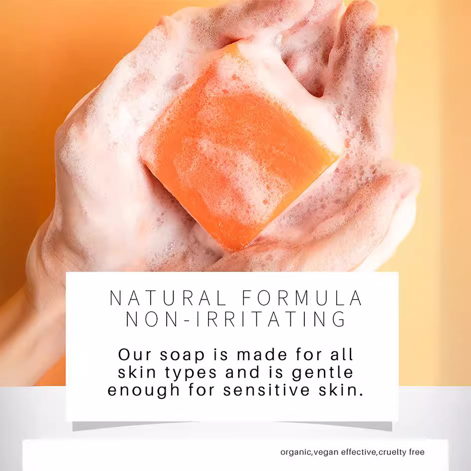 Turmeric Soap Refreshing Facial Soap Bath - Image 4