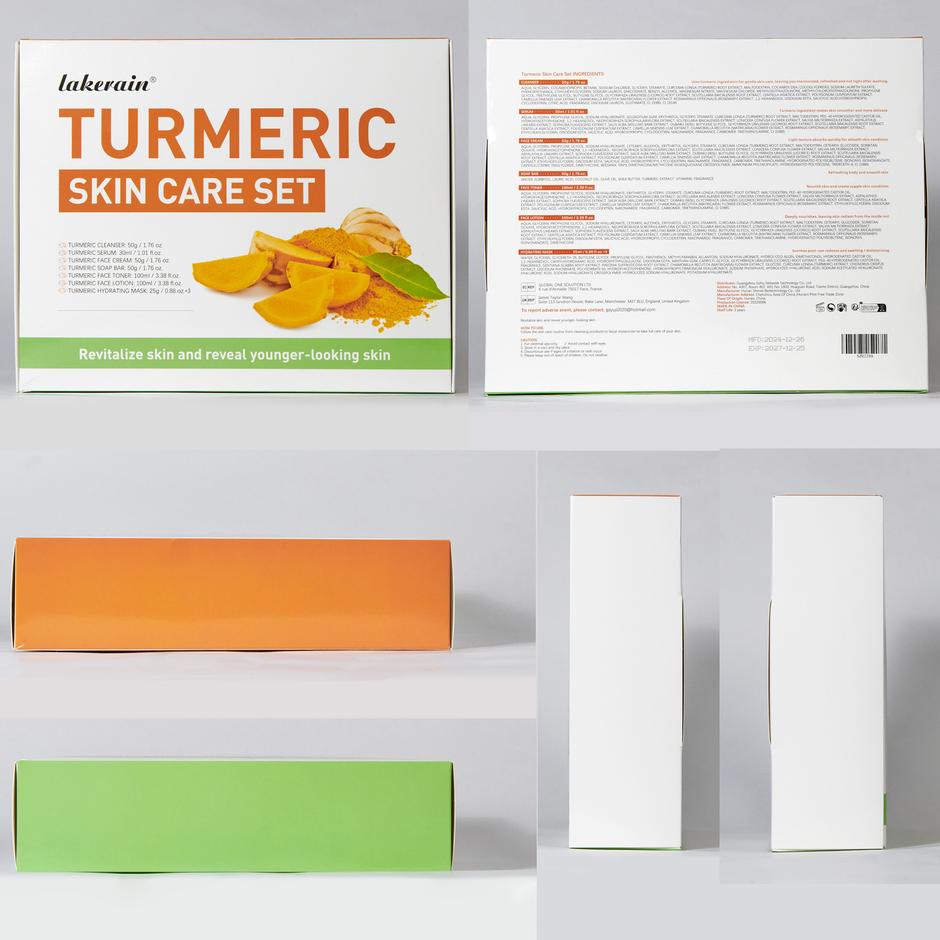 Turmeric Skin Care Set Hydrating - Image 4